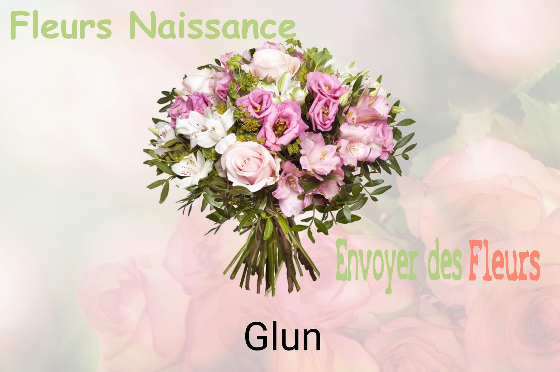 Bouquet de fleurs de naissance livré à Glun